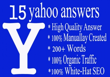 promote and boost your Business link by 15 Yahoo Answering from level 4 account