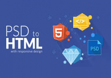 Convert PSD To Responsive HTML5 Css3 Using Bootstrap 3 for your site