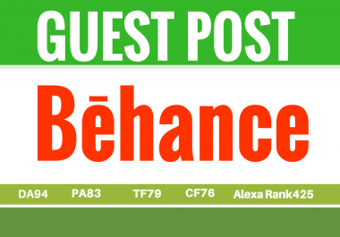 Write And Publish Guest Post Manually On Behance