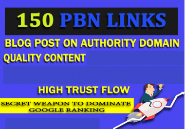 Creat 150 PBN Blog Posts of Extremely High quality and Good metrics