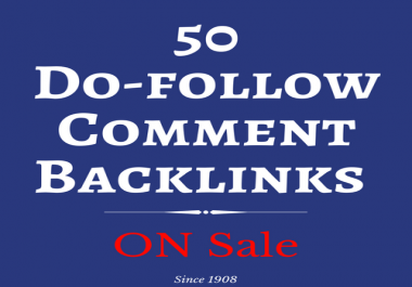 Low OBL,  Low SPAM,  Comment Backlink Service