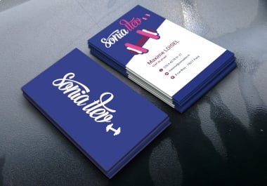 Eye caching & stylish Business card design