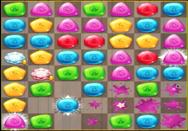 Reskin Candy Crush clone game