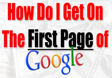 Rank on Google first page within weeks