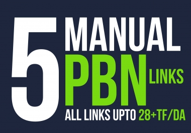 We Will Provide 5 Powerfull Homepage Pbn Backlinks