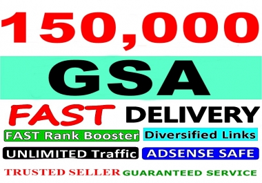 GSA SEO Link 150000 Verified GSA Backlink For Instant Ranking - Get To Google Page 1 Before 24 Days