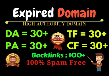 Research high metrics Expired Domain
