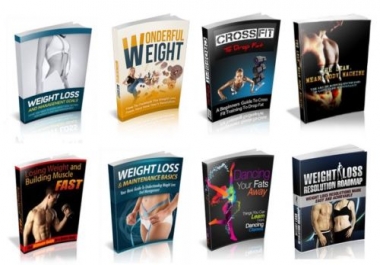 100 Weight Loss & Fitness eBooks on PDF MRR