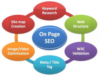 I provide best ON Page SEO in your website
