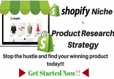 Discover the best shopify niche and product research strategy to find a winning product