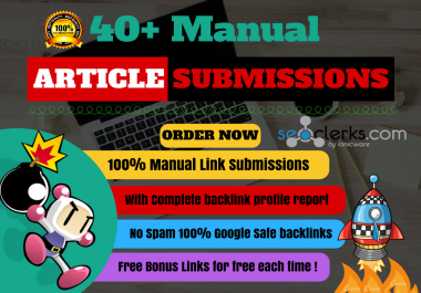 Do Manual High Authority Article Directories Submissions