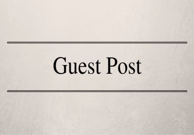 Paid Guest Post on My High DA & PA Personal Blog
