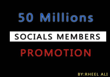 50 Million Social Media Group/Communities Marketing Advertising(promote your link)
