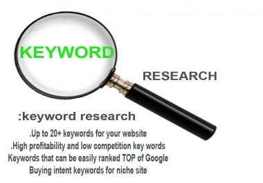 Do keyword research and competitor analysis