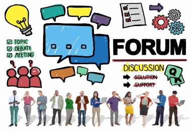 Do 35 High Quality Forum Posting Backlinks