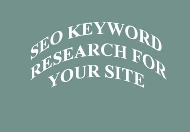 Seo Keyword Research For Your Site