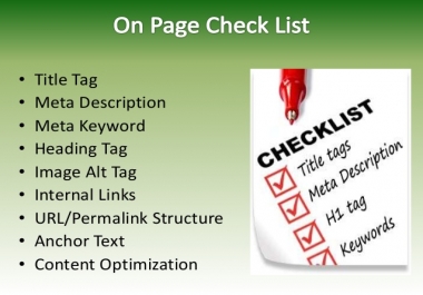 Do On page SEO for your website