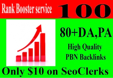 50 PBN backlinks 80+High DA and PA must boost your Website Rank