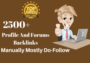 2500+ Profile And Forums Backlinks Dofollow