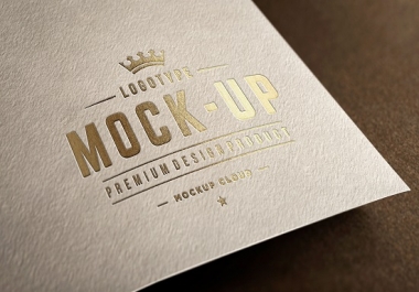 I will we gives you full high resolution 3d mockup logo service