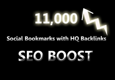 SEO Social Bookmarks with backlinks for your website and keywords