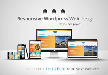 Create A Professional Wordpress Website,  Blog,  E-commerce store