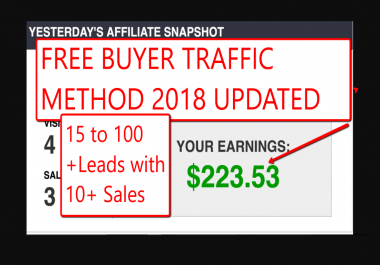 Teach you how to unlimited free traffic on demand to your affiliate links