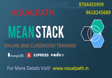 Mean Stack Development Classtoom Training in Hyderabad Visualpath