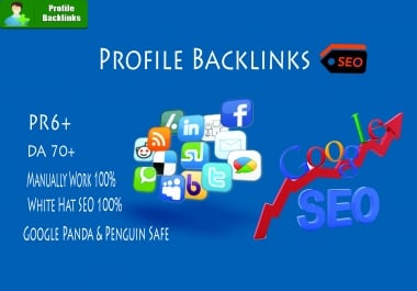40 High Profile Creation Backlinks,  Manual Link building for your website