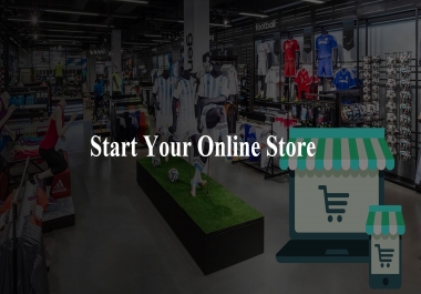 Create your online store to showcase your products online with their professionalism