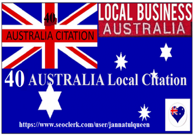 Create 40 Live Local Citation For Australia