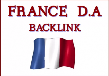 Create 12 High Da, Pr France Backlinks