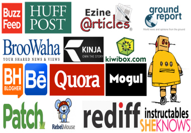 Write and Guest Post Articles on 5 High Dofollow Websites with DA 80+