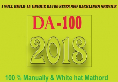 build 15 unique pr10 on da100 sites SEO backlinks service