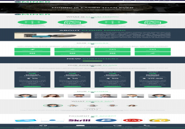 Online Cloud Mining Platform Developed with PHP Laravel.