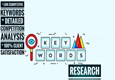 Do Professional Keyword Research & Competitor Analysis