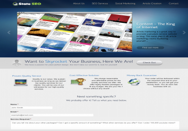 Premium SEO Reseller Site. Fully outsourced and ready to start earning