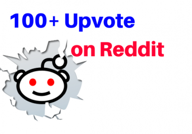 I give you 100+ Reddit upvote instant