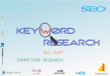 Research for 10 SEO keywords that make easy to rank