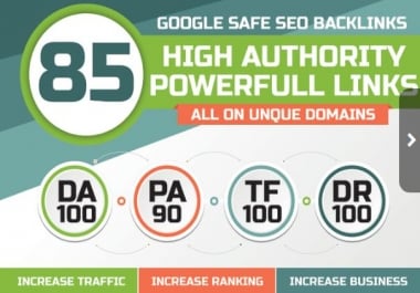 I Build 85 Unique Domain SEO Backlinks On