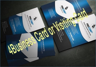 Provide 4 Business Card or Visiting Card