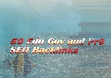 50 Edu Gov High Quality Backlinks for your website