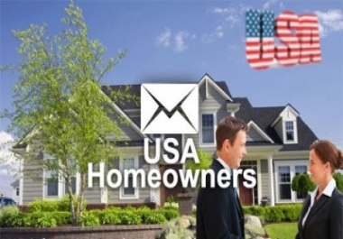 2018 Fresh Updated USA Home Owners 25000 Email and phone Database