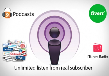 promote and download 300 episodes of your podcsat with subscription for 5
