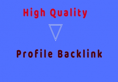 Create Unique 50 Profile Backlink