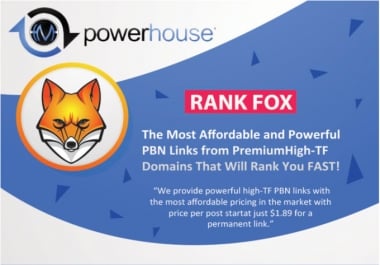 10 Permanent PREMIUM PBN links up to 30 TF and 40 DA - Rank Fox