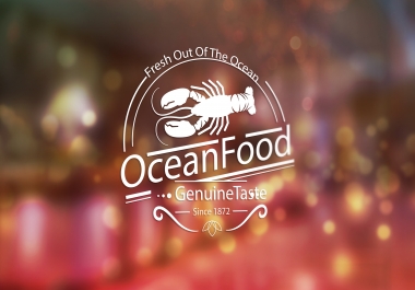 Design Seafood,  Fast Food,  Restaurant,  Food Blog business Logo