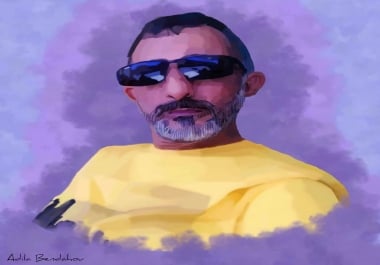 drawing a digital portrait for you