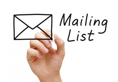I will provide your targeted email list for email marketing