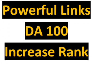 10 Backlinks on DA 100 Companies Sites